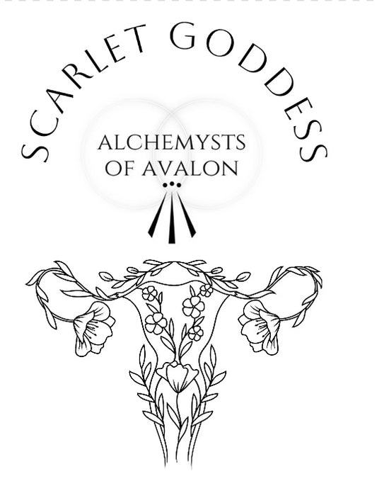 Scarlett Goddess Tincture with Mugwort, Crampbark, Valerian, and Yarrow – 30ml