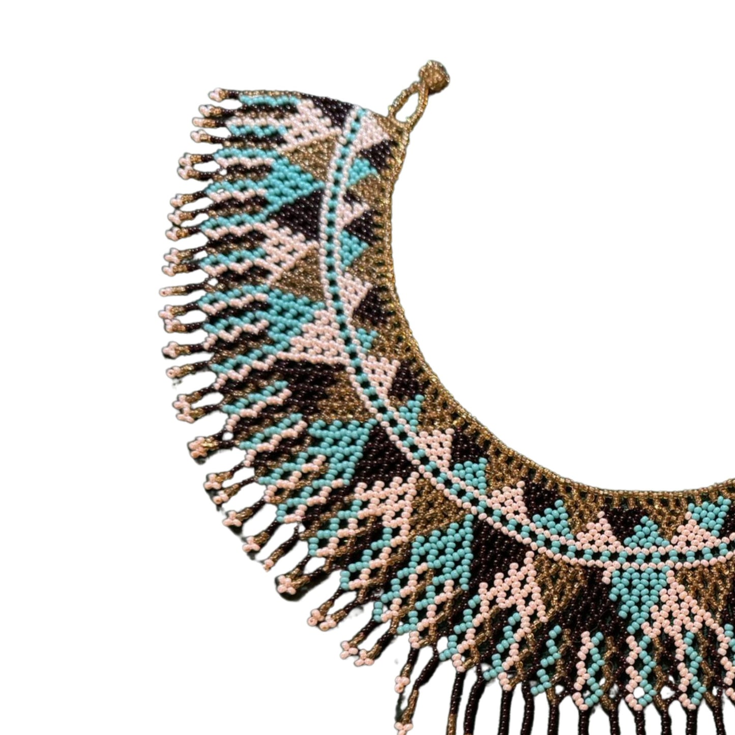 Huichol Beaded Necklace – Sacred Beadwork from Mexico