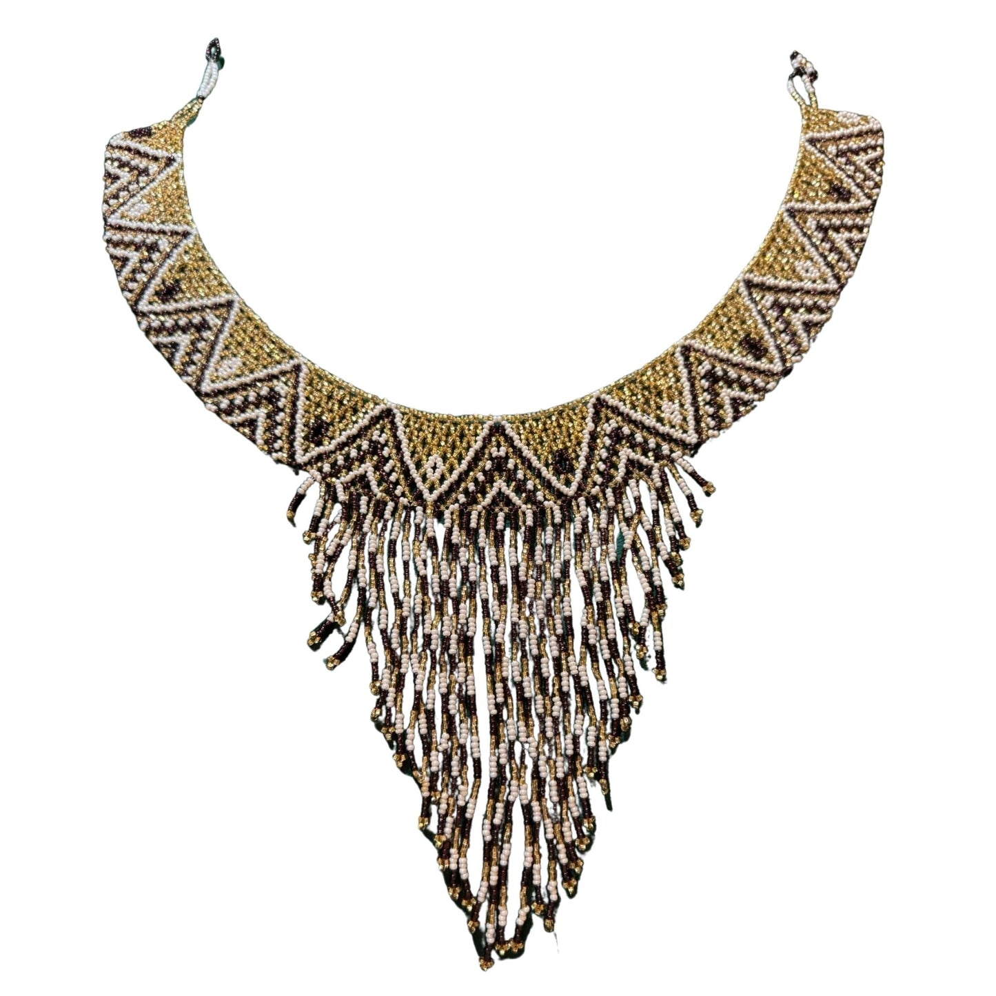 Huichol Beaded Necklace – Sacred Beadwork from Mexico