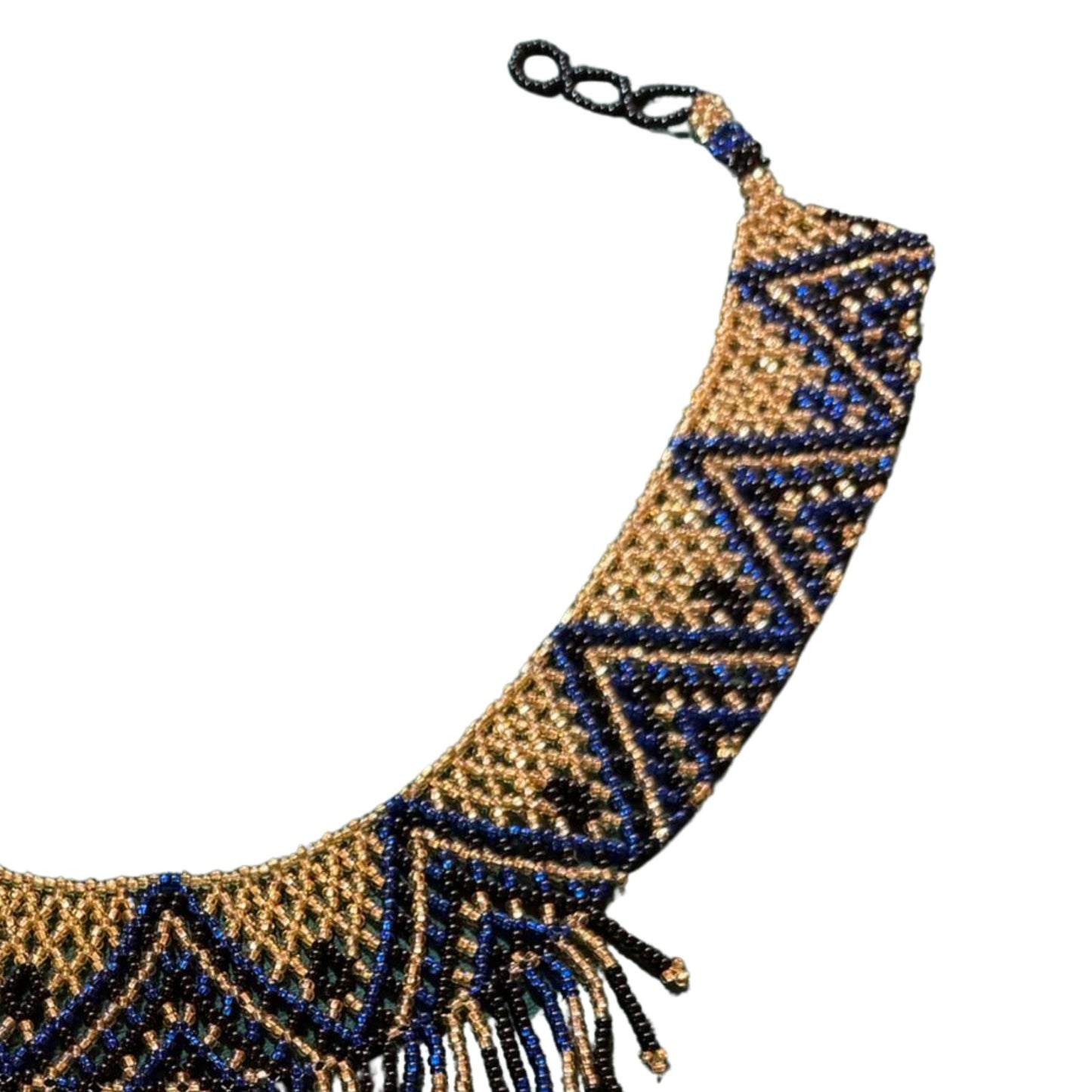 Huichol Beaded Necklace – Sacred Beadwork from Mexico