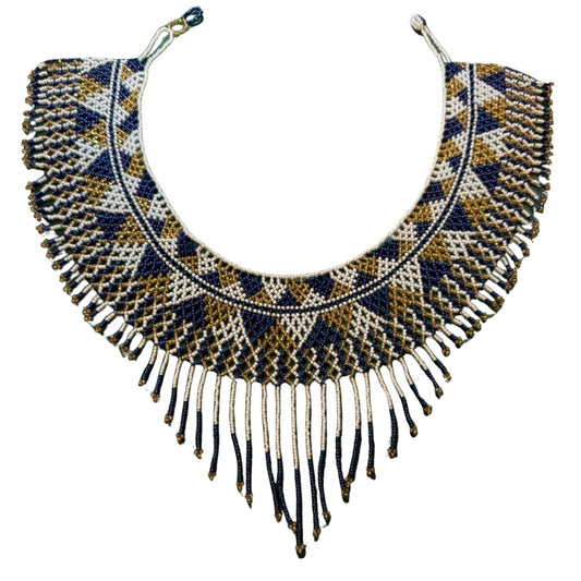 Huichol Beaded Necklace – Sacred Beadwork from Mexico