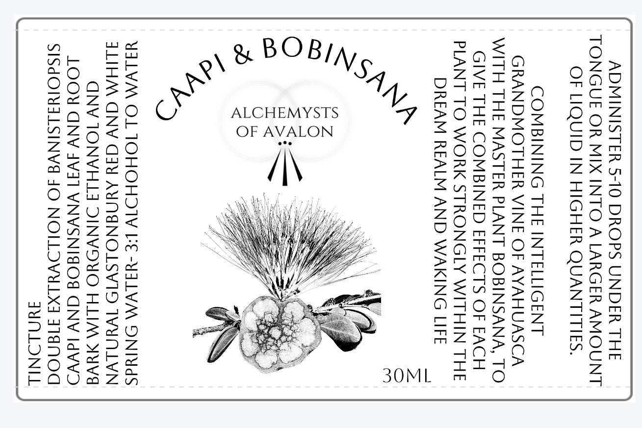Caapi & Bobinsana Handcrafted Tincture – 30ml