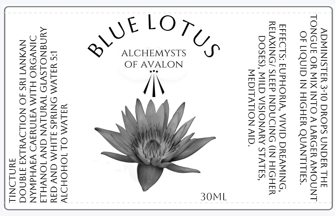 Blue Lotus Nymphaea Caerulea 30ml Tincture