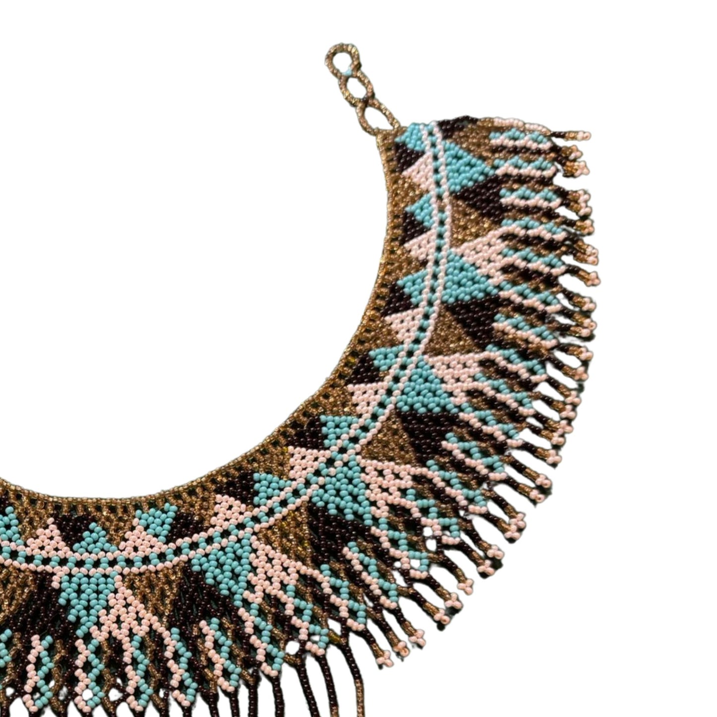 Huichol Beaded Necklace – Sacred Beadwork from Mexico