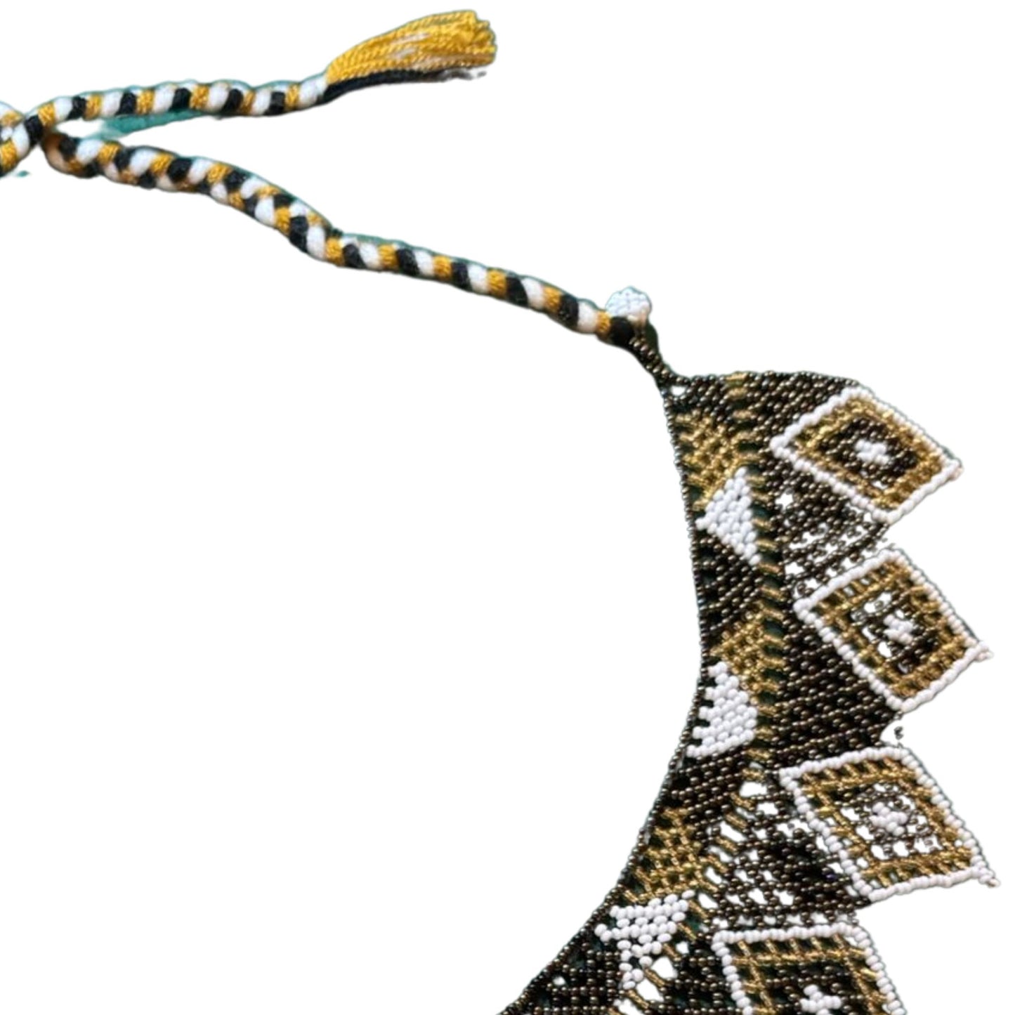Huichol Beaded Necklace – Sacred Beadwork from Mexico
