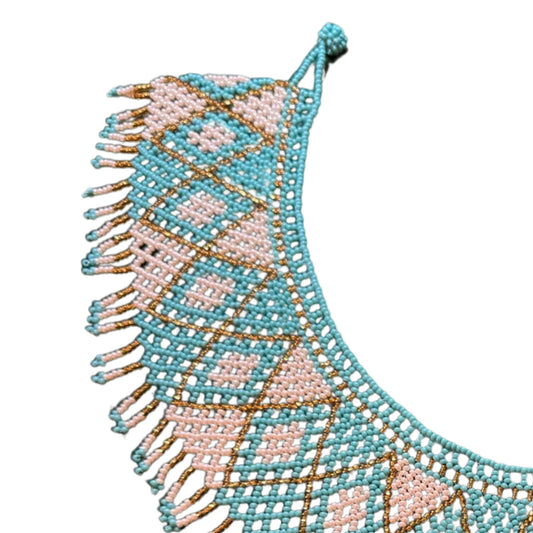 Huichol Beaded Necklace – Sacred Beadwork from Mexico