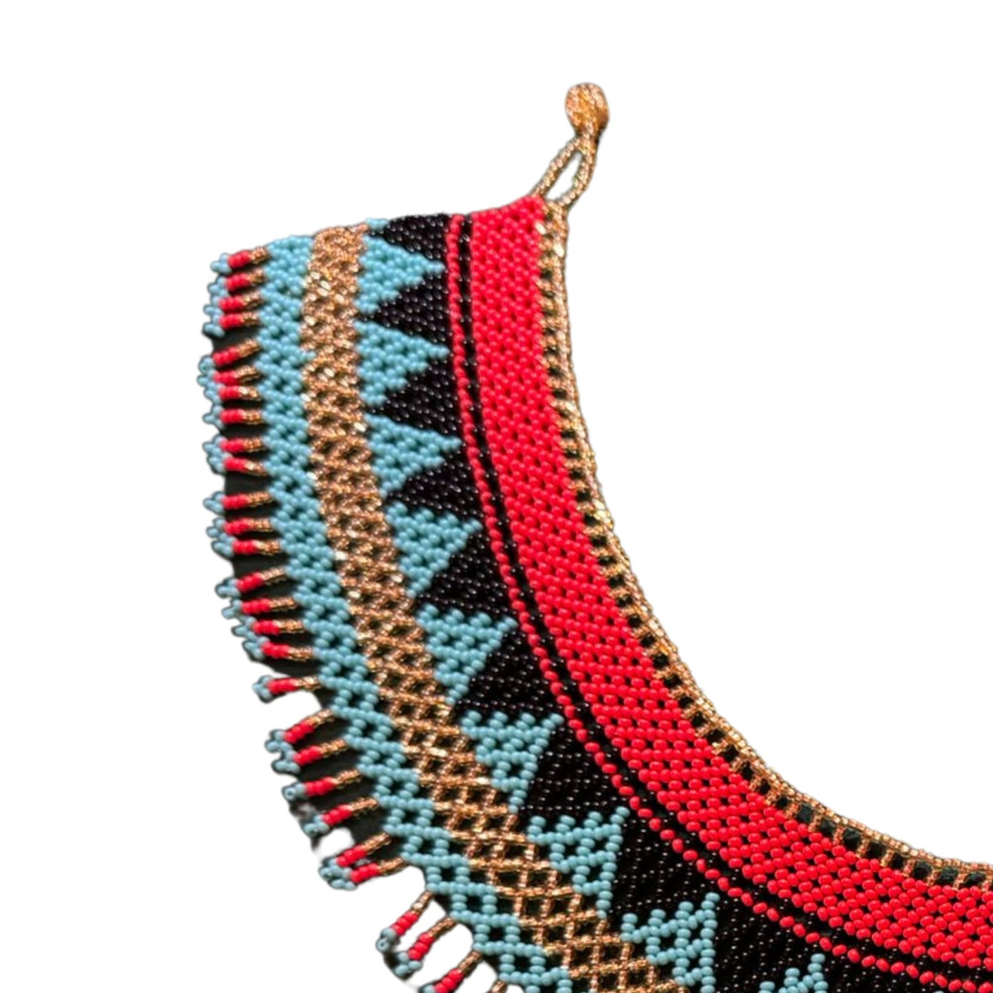 Huichol Beaded Necklace – Sacred Beadwork from Mexico