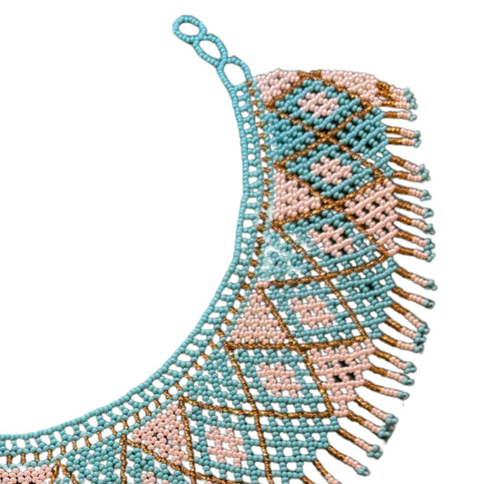 Huichol Beaded Necklace – Sacred Beadwork from Mexico