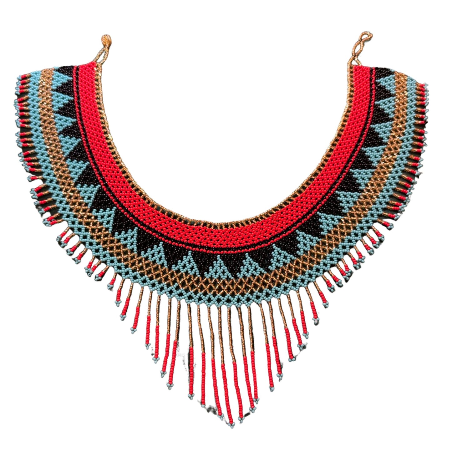 Huichol Beaded Necklace – Sacred Beadwork from Mexico