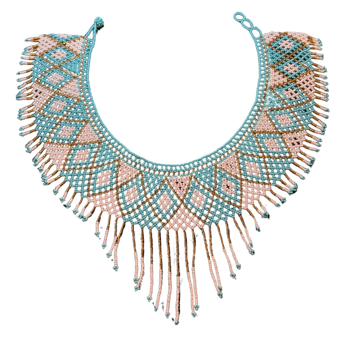 Huichol Beaded Necklace – Sacred Beadwork from Mexico