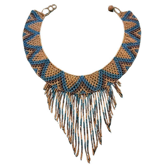 Huichol Beaded Necklace – Sacred Beadwork from Mexico Design