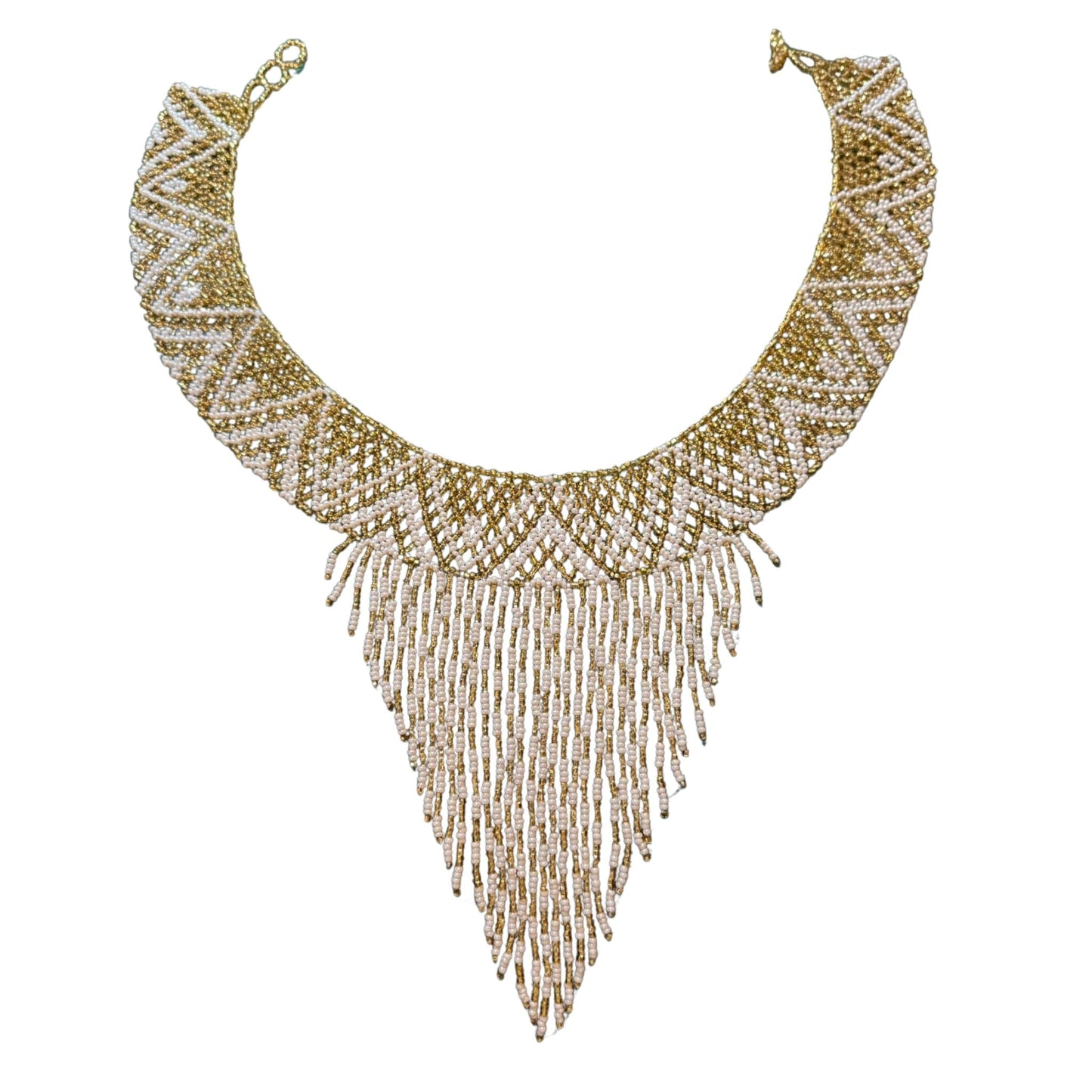 Huichol Beaded Necklace – Sacred Beadwork from Mexico