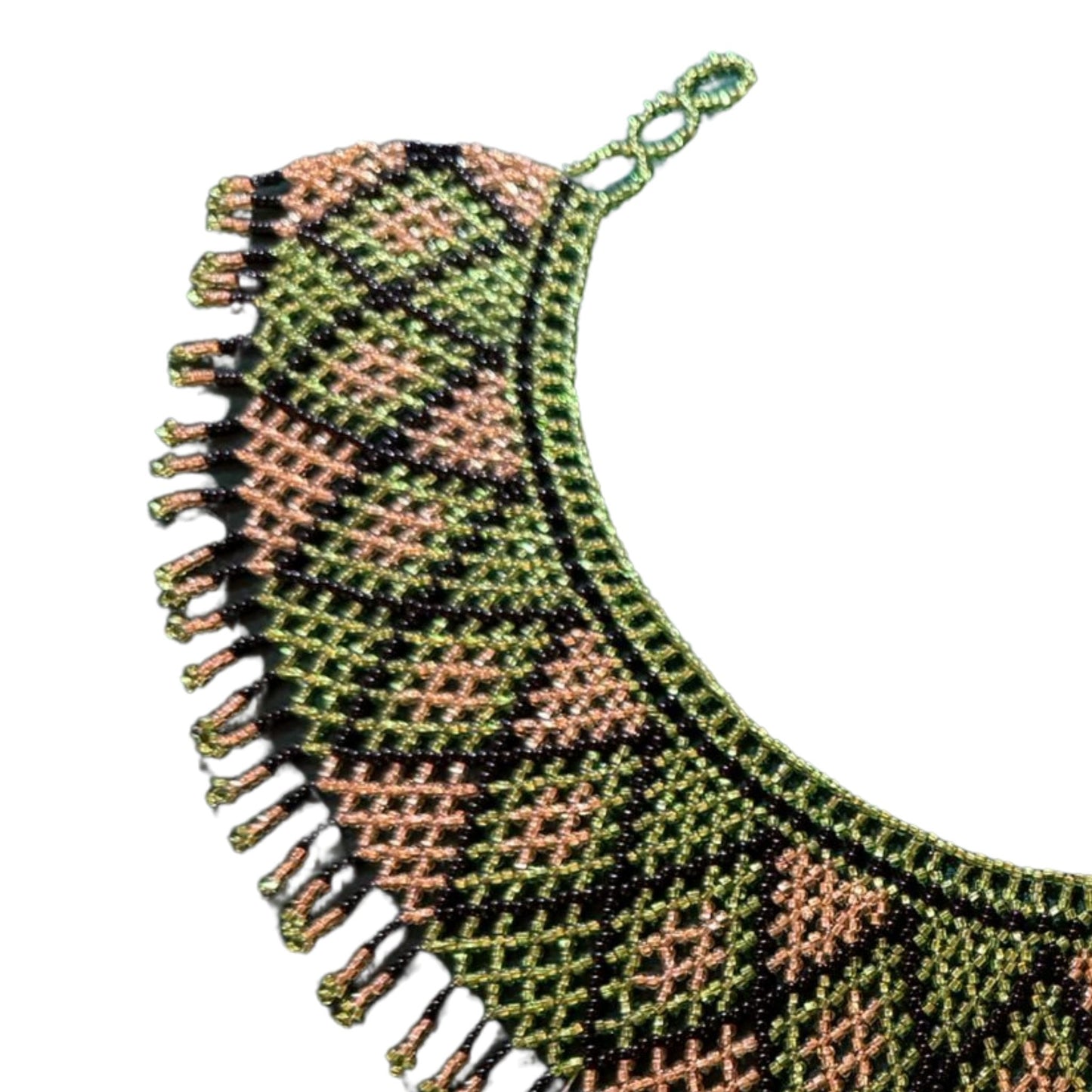 Huichol Beaded Necklace – Sacred Beadwork from Mexico