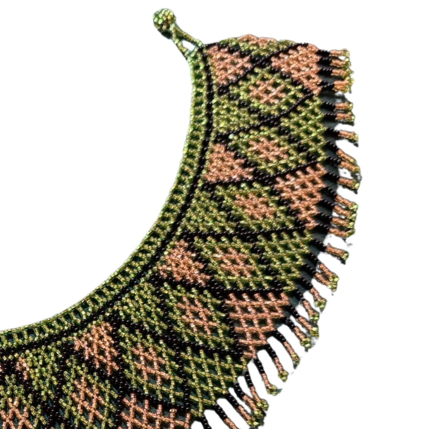 Huichol Beaded Necklace – Sacred Beadwork from Mexico
