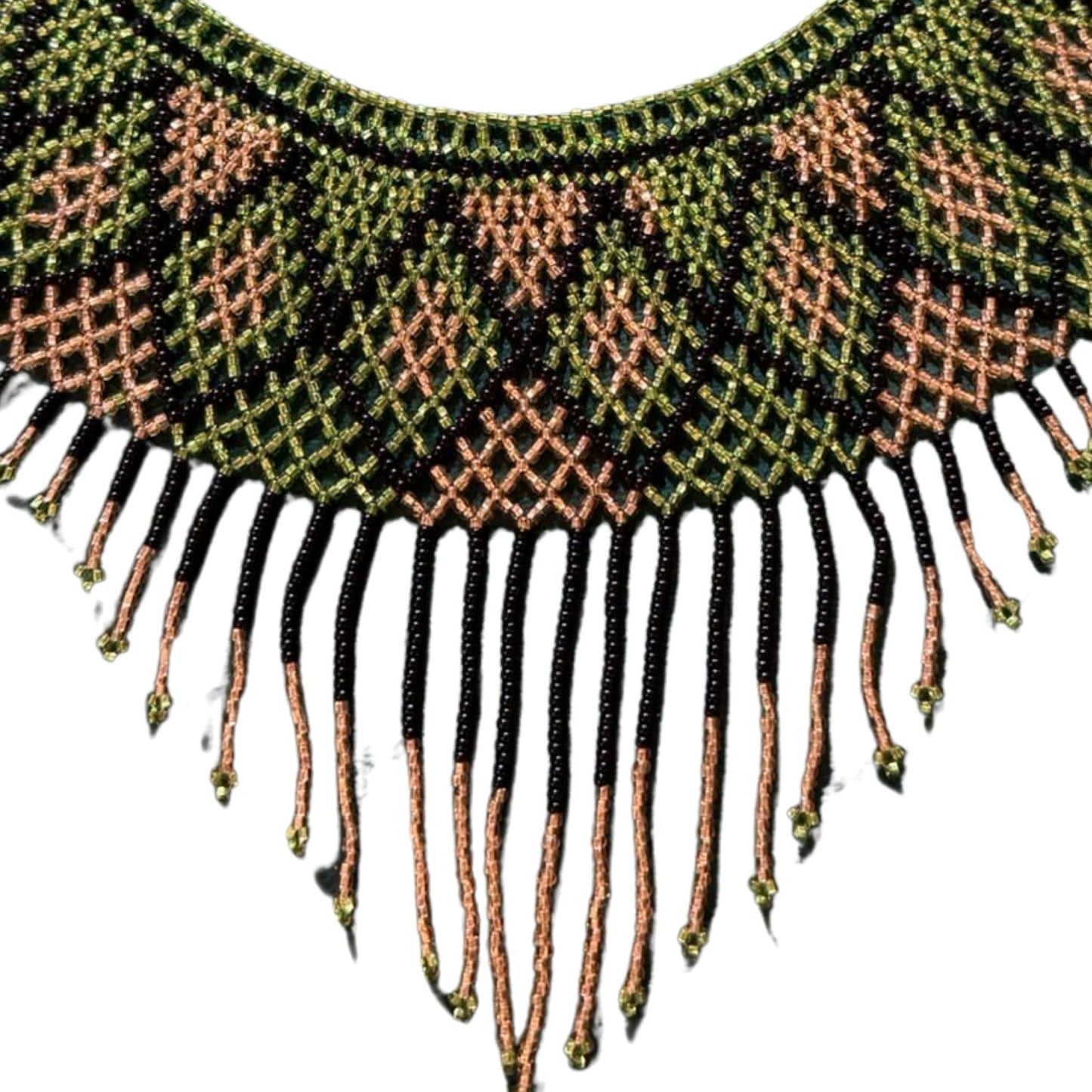 Huichol Beaded Necklace – Sacred Beadwork from Mexico