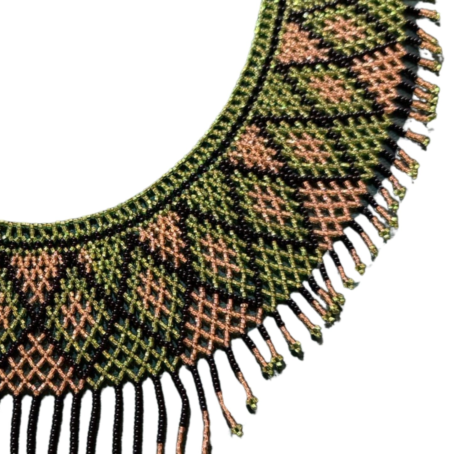 Huichol Beaded Necklace – Sacred Beadwork from Mexico
