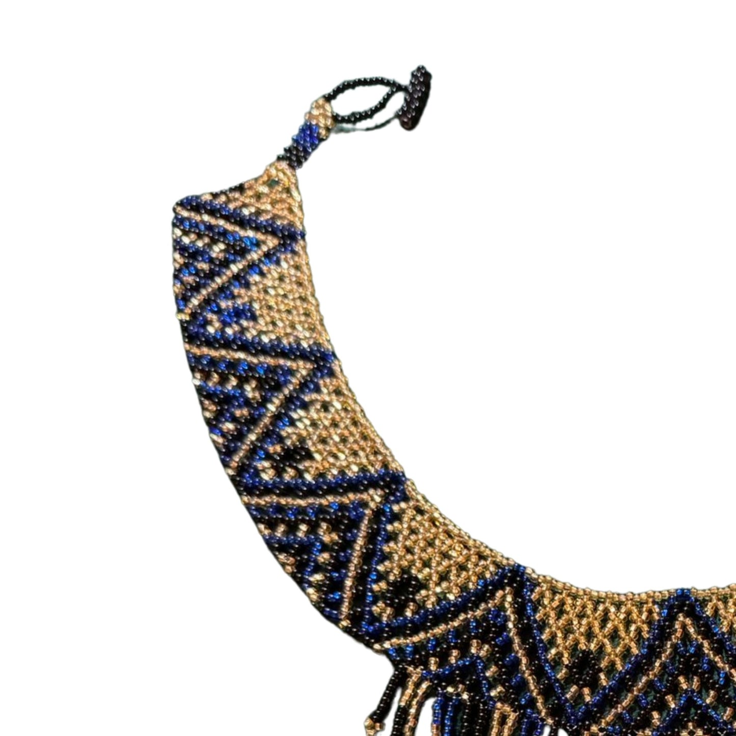 Huichol Beaded Necklace – Sacred Beadwork from Mexico