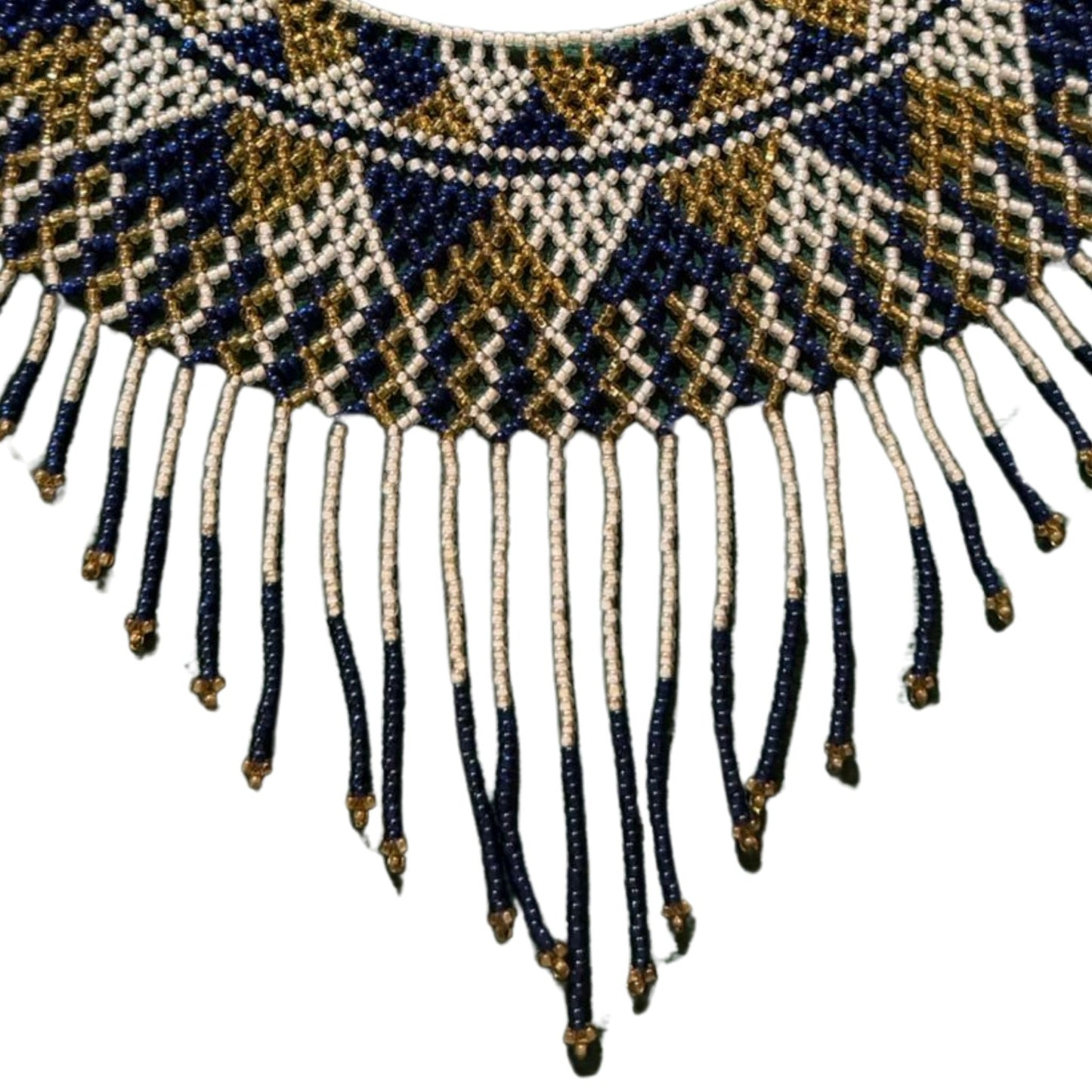 Huichol Beaded Necklace – Sacred Beadwork from Mexico