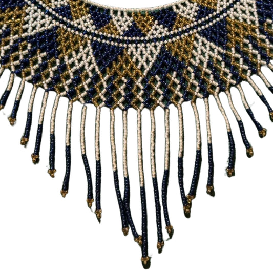 Huichol Beaded Necklace – Sacred Beadwork from Mexico