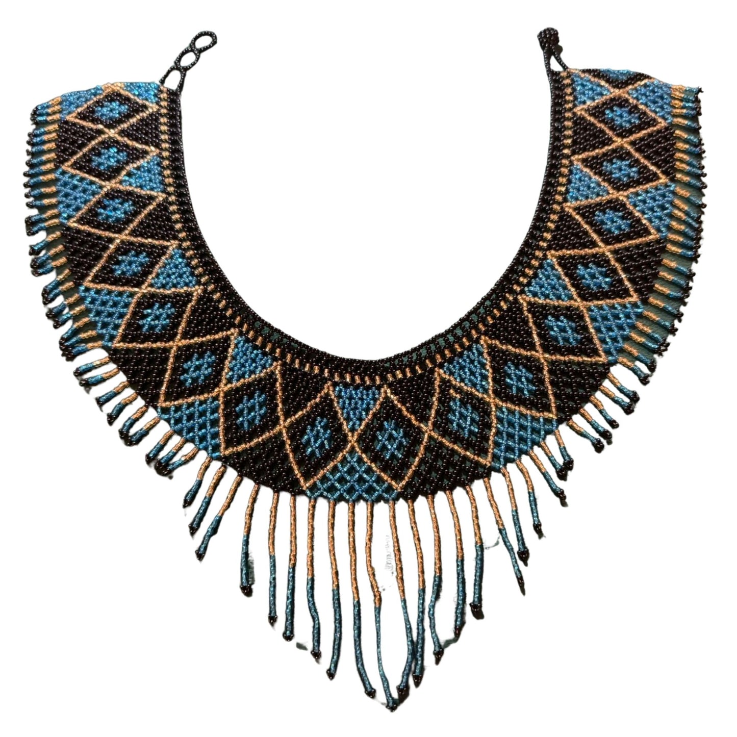 Huichol Beaded Necklace – Sacred Beadwork from Mexico