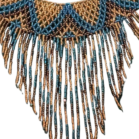 Huichol Beaded Necklace – Sacred Beadwork from Mexico Design