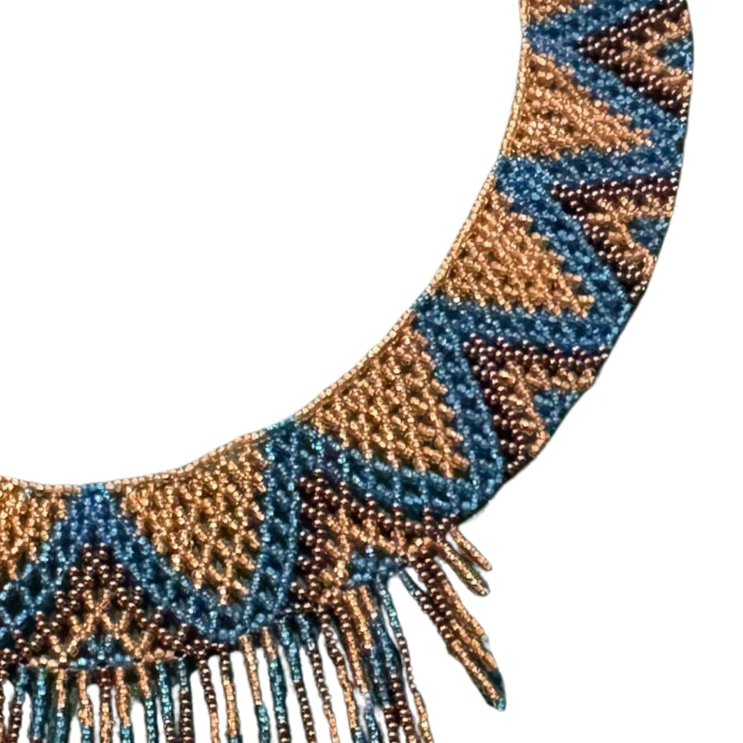 Huichol Beaded Necklace – Sacred Beadwork from Mexico Design