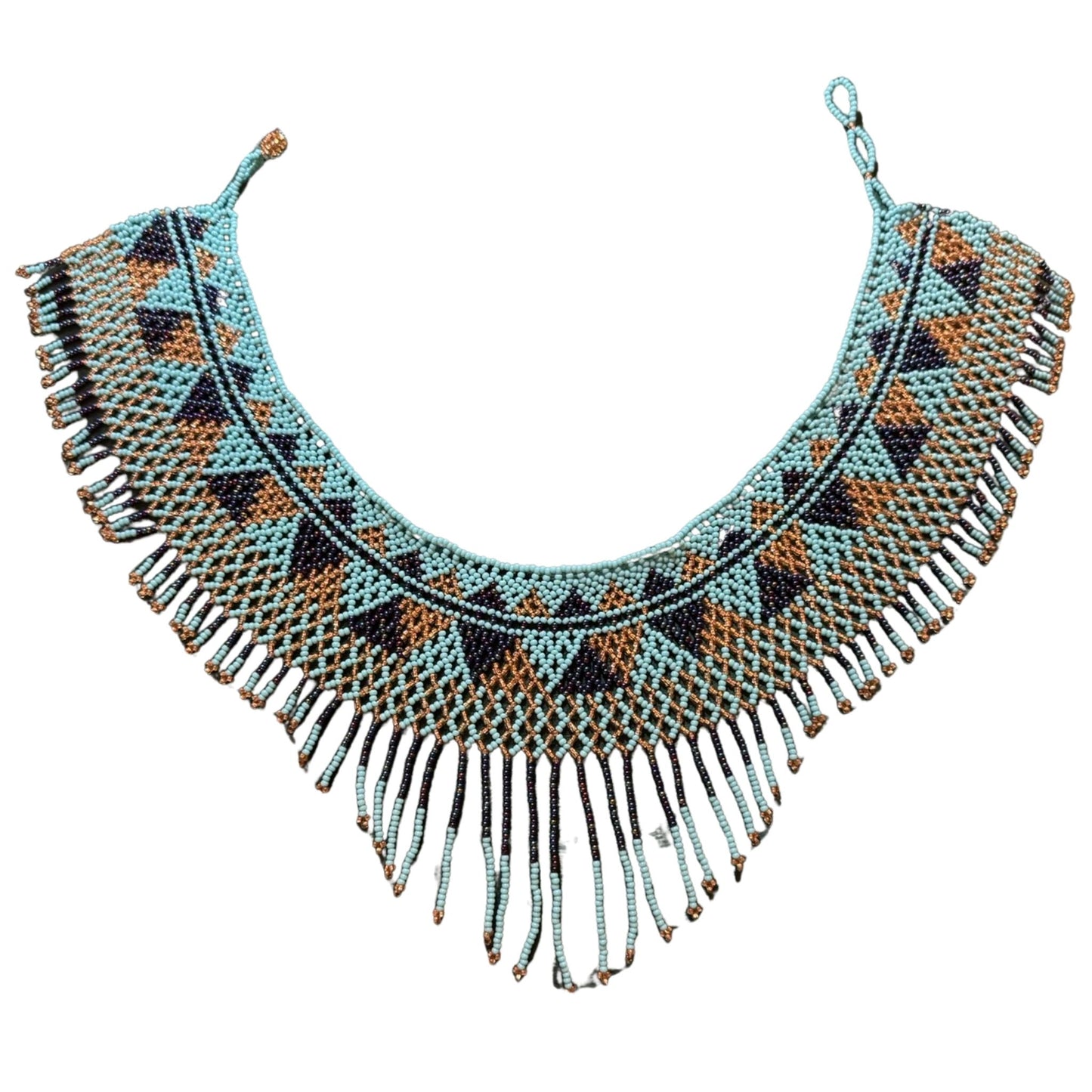Huichol Beaded Necklace – Sacred Beadwork from Mexico Design