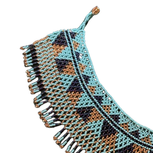 Huichol Beaded Necklace – Sacred Beadwork from Mexico Design