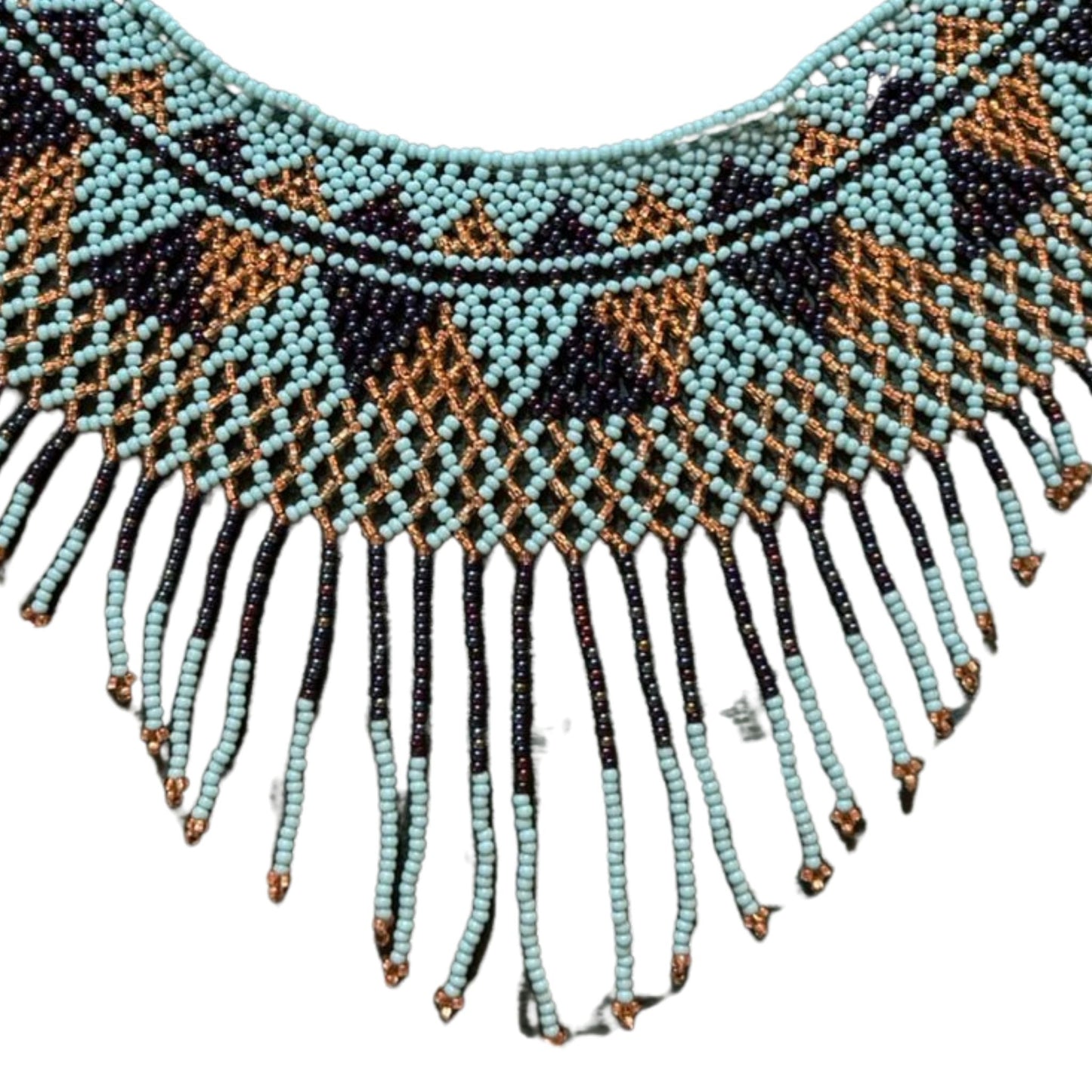 Huichol Beaded Necklace – Sacred Beadwork from Mexico Design