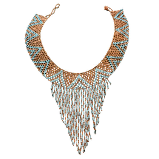 Huichol Beaded Necklace – Sacred Beadwork from Mexico