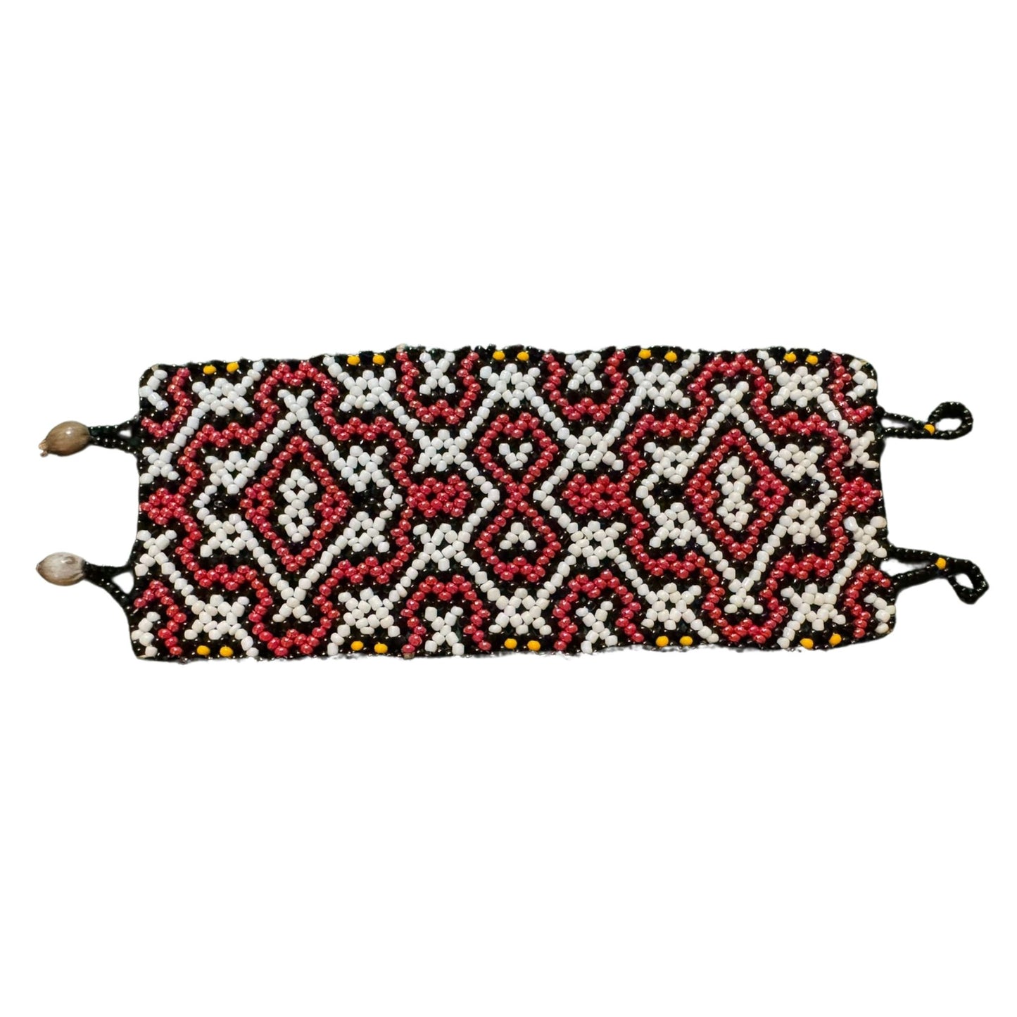 Shipibo Bracelet – Traditional Amazonian Handwoven Kené