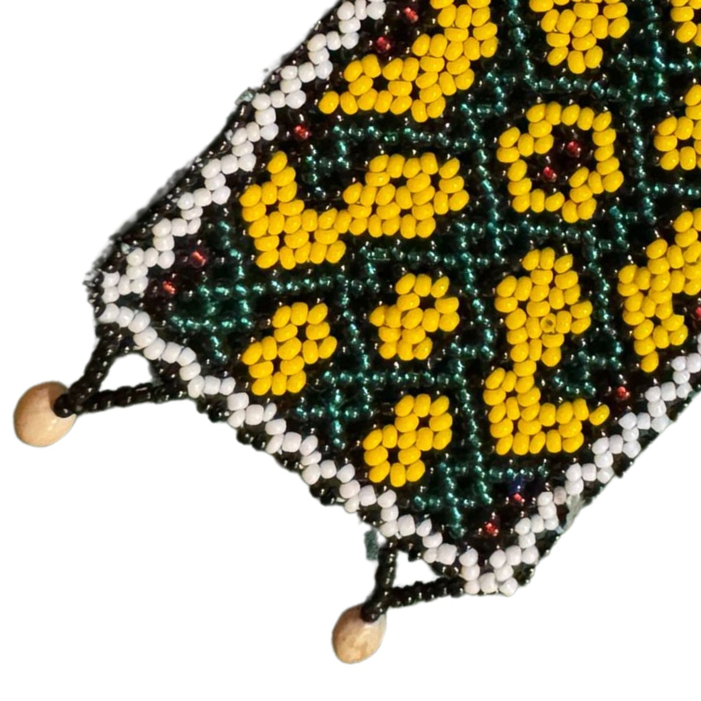 Shipibo Bracelet – Traditional Amazonian Handwoven Kené