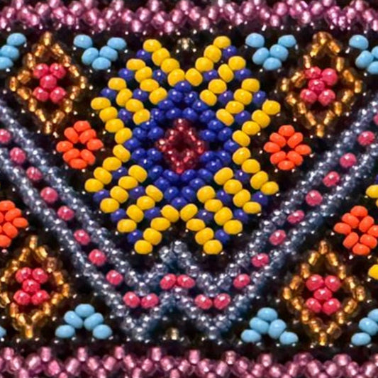 Shipibo Bracelet – Traditional Amazonian Handwoven Kené