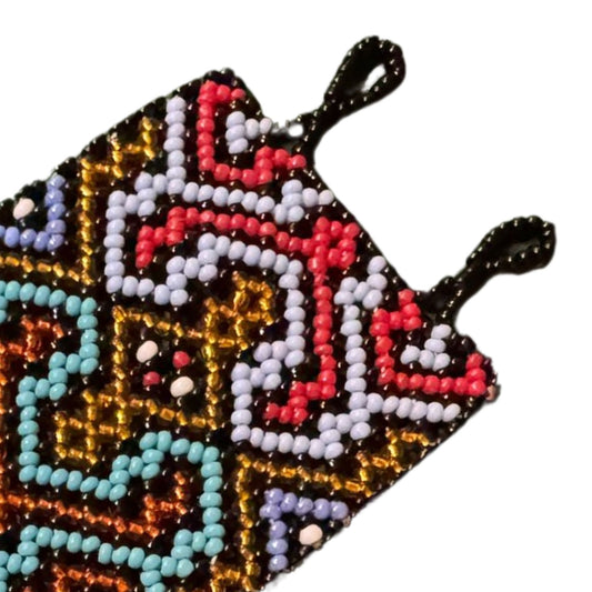 Shipibo Bracelet – Traditional Amazonian Handwoven Kené