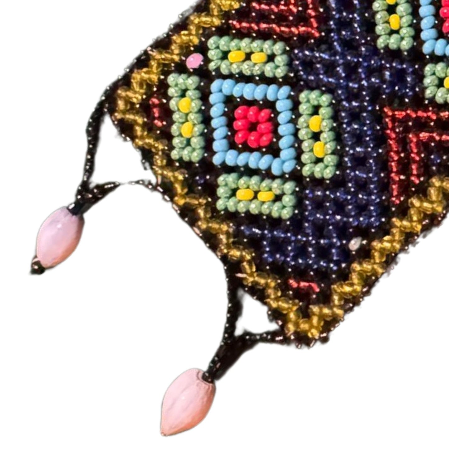 Shipibo Bracelet – Traditional Amazonian Handwoven Kené