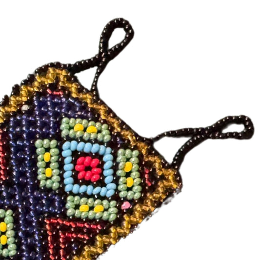 Shipibo Bracelet – Traditional Amazonian Handwoven Kené