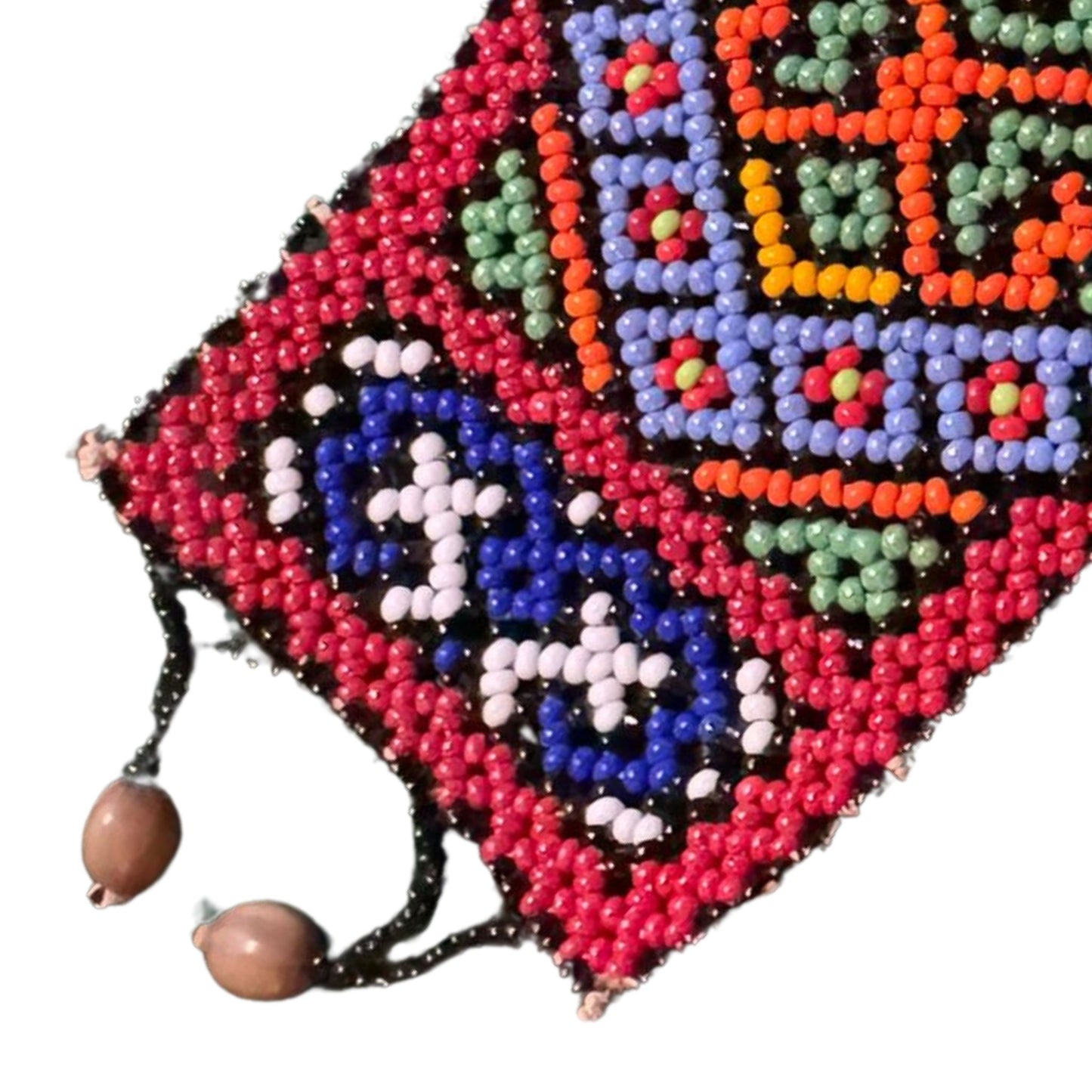 Shipibo Bracelet – Traditional Amazonian Handwoven Kené