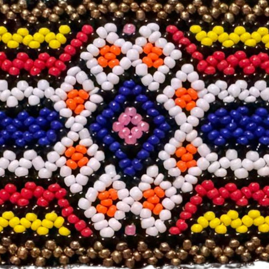 Shipibo Bracelet – Traditional Amazonian Handwoven Kené