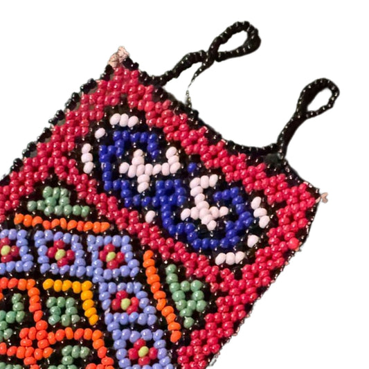 Shipibo Bracelet – Traditional Amazonian Handwoven Kené