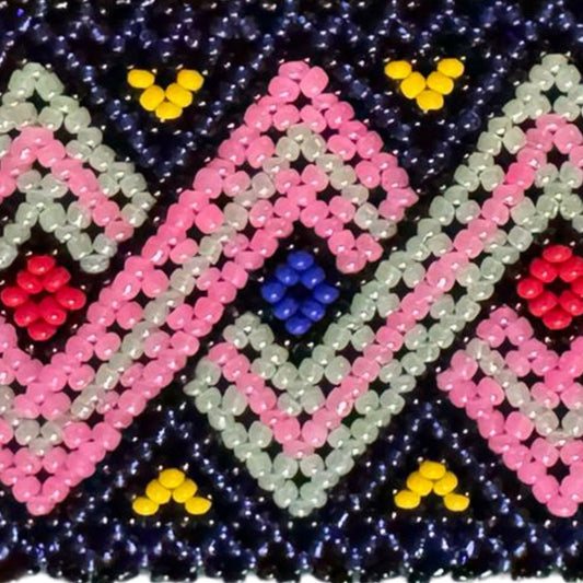 Shipibo Bracelet – Traditional Amazonian Handwoven Kené