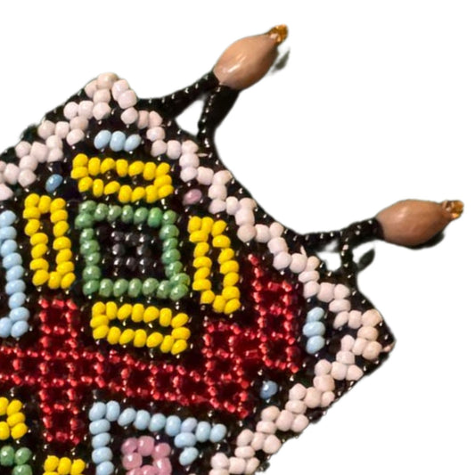 Shipibo Bracelet – Traditional Amazonian Handwoven Kené