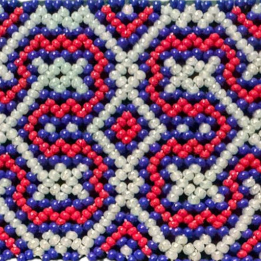 Shipibo Bracelet – Traditional Amazonian Handwoven Kené