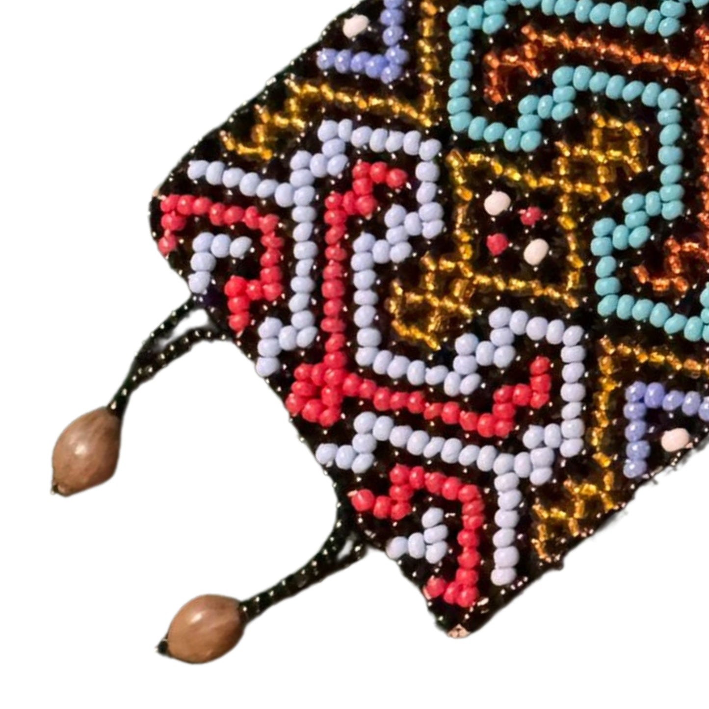 Shipibo Bracelet – Traditional Amazonian Handwoven Kené