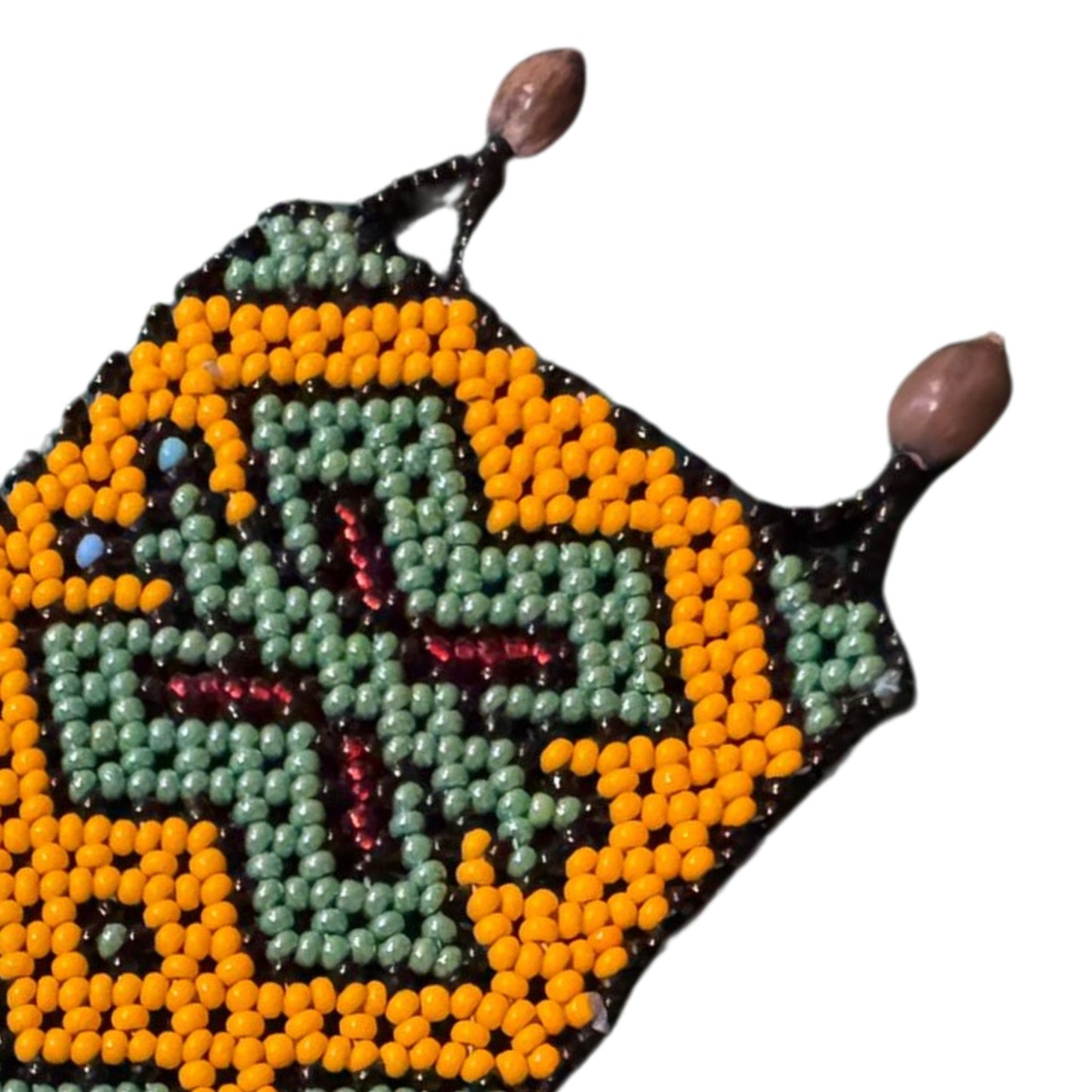 Shipibo Bracelet – Traditional Amazonian Handwoven Kené