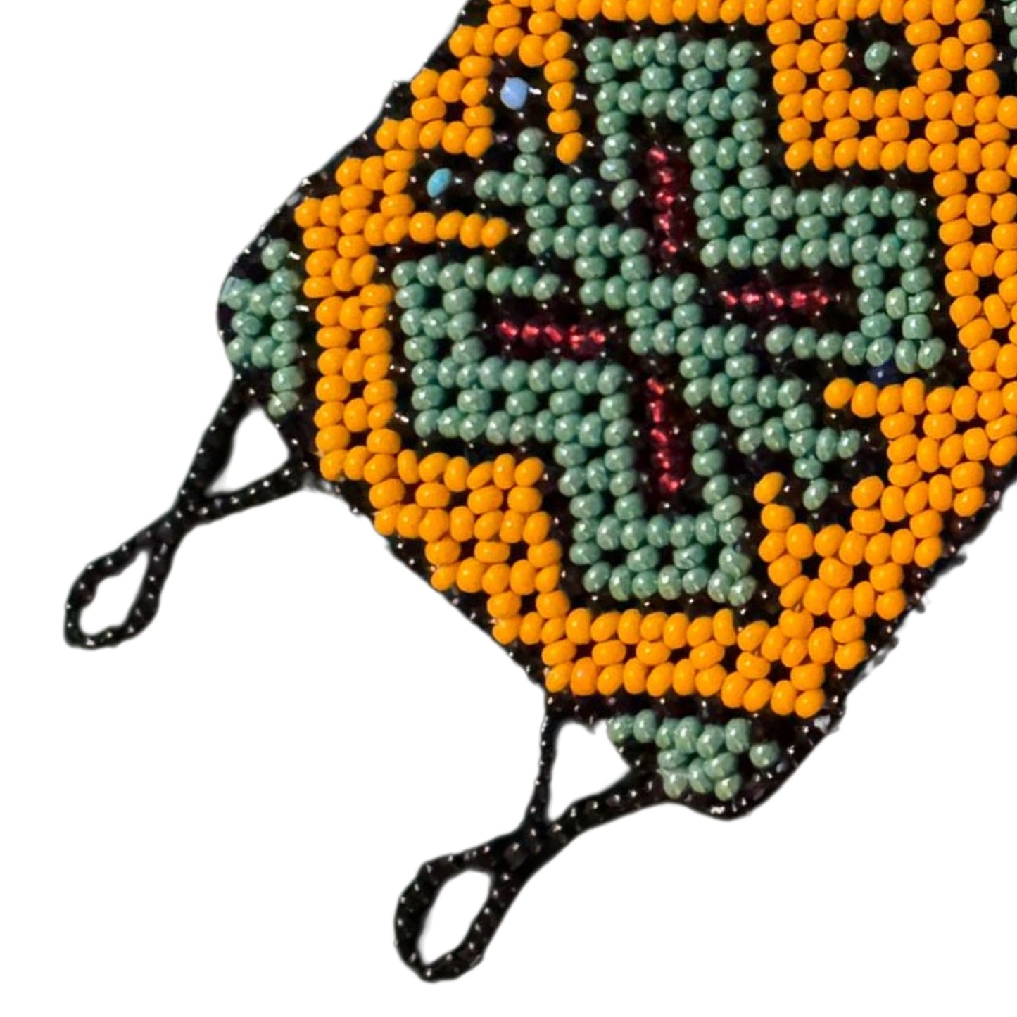 Shipibo Bracelet – Traditional Amazonian Handwoven Kené