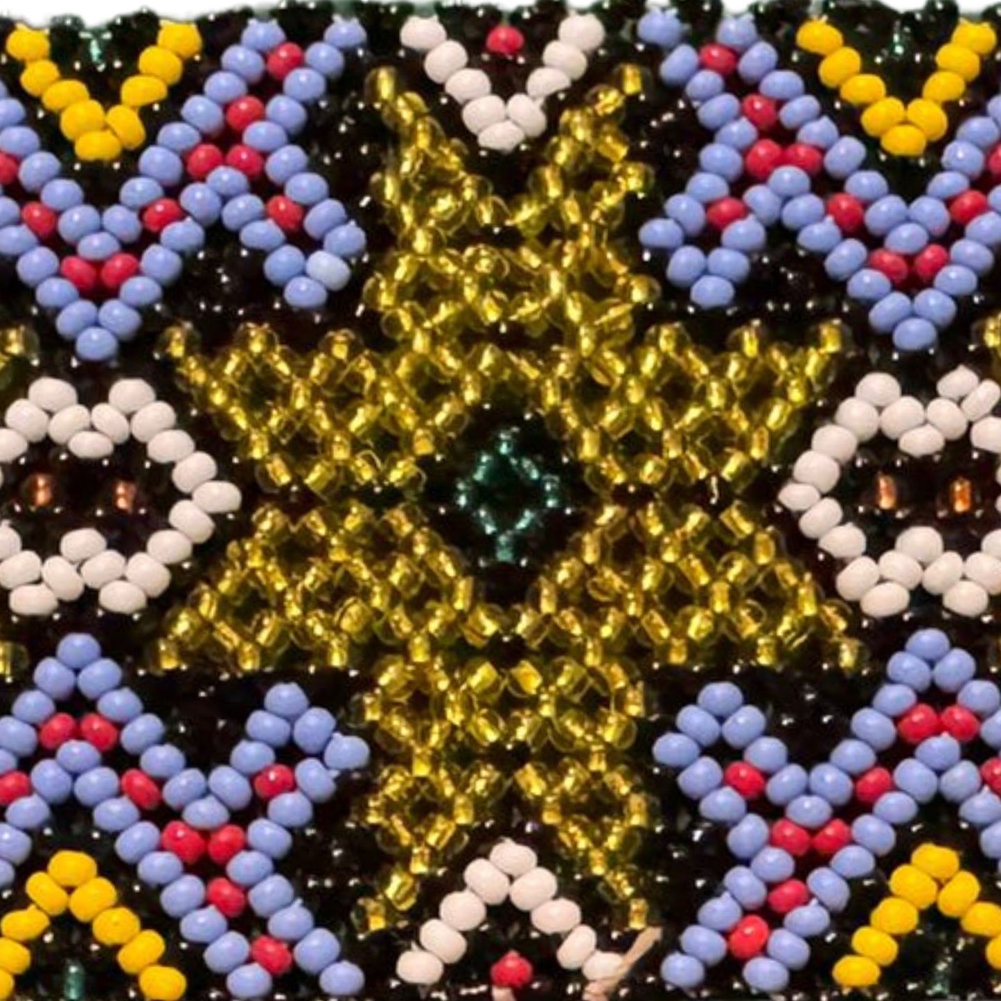 Shipibo Bracelet – Traditional Amazonian Handwoven Kené