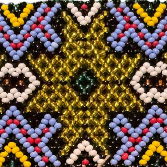 Shipibo Bracelet – Traditional Amazonian Handwoven Kené