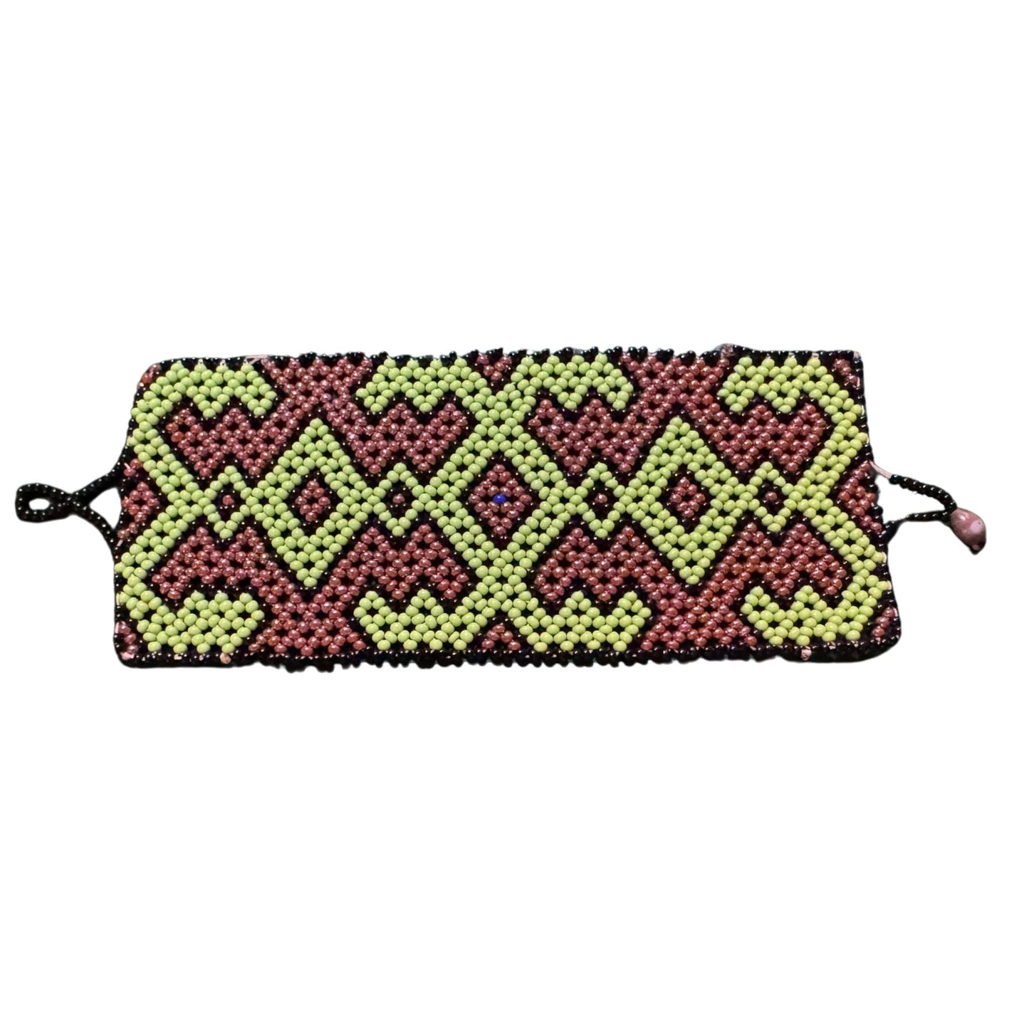Shipibo Bracelet – Traditional Amazonian Handwoven Kené